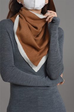 Trendy Cashmere Shawl Triangle Scarf - French Elegance, Versatile Warmth, Perfect for Air Conditioning & Everyday Wear