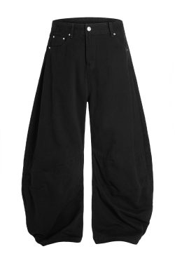 Trendy Curved Blade Pants for Women - 2025 American Casual Style, Fashion-Forward Design, Must-Have for Y2K and 90s Vibes