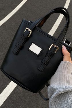 Trendy Handheld Korean-Style Retro Bucket Bag for Women - 2025 High-End Design, Versatile Commuting & Crossbody Bag