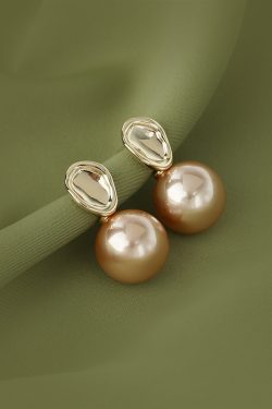 Trendy Large Pearl Stud Earrings for Women - 2023 Chic Light Luxury High-End Fashion Jewelry