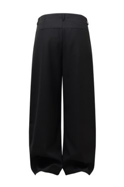 Trendy Loose-Fit Straight-Cut Wide-Leg Trousers - Casual Korean Style Summer Pants for Effortless 90s Inspired Fashion