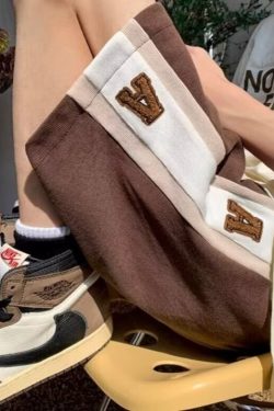 Trendy Patchwork Sports Shorts for Men and Women - Loose Mid-Length Basketball Shorts, Summer American Casual 5-Point Style