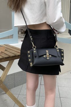 Trendy Studded Crossbody Bag for Women - 2025 Street Style Versatile Niche Design Perfect for Internet Celebrity Looks