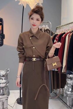 Trendy Women's Long Sleeve Shirt 2024 Autumn Top, Stylish Casual Fashion for Everyday Wear