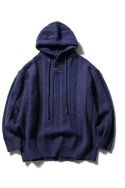 Unisex Japanese-Style Retro Solid Color Hooded Sweater, Loose Casual Knit Jacket for Autumn Winter, Cozy Lazy Fashion for Couples