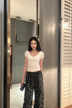 V-neck Slim Fit High Elastic Basic Versatile Top - Pure Desire Oxygen Style for Effortless Everyday Fashion