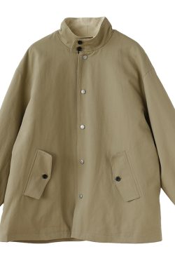 Versatile Solid Color Short Plush Down Parka with Thickened Loose Fit and Stand Collar - Casual Winter Outerwear