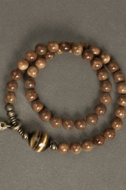 Vintage Ethnic Double Circle Bead Bracelet for Women and Men, Trendy Cultural Accessories, Original Buddhist Style Jewelry