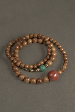 Vintage Ethnic Multi-Layer Bracelet Necklace for Women, Curved Tail Flower Design, Original Boho Jewelry