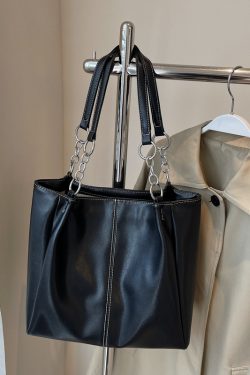 Vintage French-Style Large Capacity Tote Bag for Women - Spring/Summer 2025 Fashion Shoulder Bag for Students and Commuters