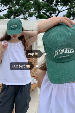 Vintage Washed "Los Angeles" Baseball Cap - Korean Style Y2K Fashion Accessory