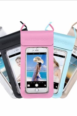 Waterproof Phone Pouch for Diving and Underwater Photography - Touch Screen Universal Case for Apple and Android Devices