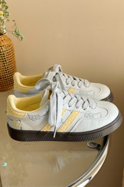 Women's 2025 New Versatile Soft Sole Sneakers - White Casual Kitty Training Shoes, Trendy Everyday Footwear