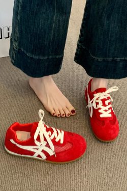Women's 2025 Summer Mesh Breathable Sports Casual Shoes - Versatile De Xun Style Inspired by 90s & Y2K Fashion