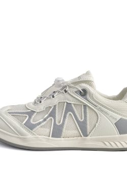 Women's Breathable Mesh Slip-On Training Shoes - Casual White Sports Sneakers for Summer 2025