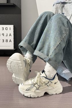 Women's Breathable Mesh Sports Shoes - Summer 2025 Height-Increasing Dad Sneakers in Thin White - Trendy and Comfortable