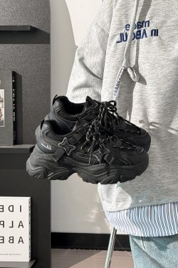 Women's Breathable Mesh Sports Shoes - Summer 2025 Height-Increasing Dad Sneakers in Thin White - Trendy and Comfortable