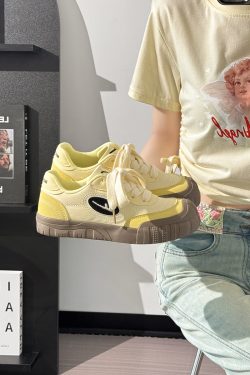 Women's Breathable Summer Board Shoes, Soft Sole Casual Sneakers, Trendy Comfortable Footwear for Skirts and Training