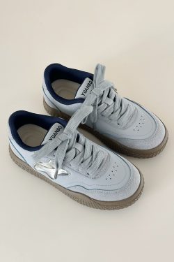 Women’s Casual Soft-Bottom Star Sneakers - Versatile White Sports Shoes for 2025, Perfect for Everyday Wear and Active Lifestyle