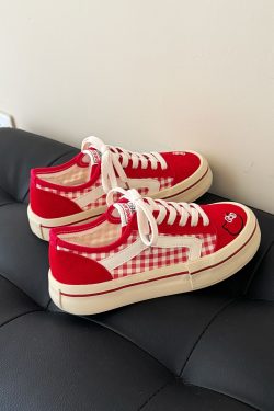 Women's Casual Thick-Soled White Sneakers - Breathable Canvas Shoes for Summer 2025, Trendy and Stylish Footwear