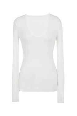Women's High-Quality Wool Blend Long Sleeve T-Shirt - Spring/Summer Base Layer, Versatile Outerwear, Essential Fashion Top