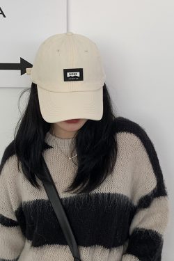 Women's Korean Style Baseball Cap - Trendy Spring/Summer 2024, Versatile Design, Large Head Circumference, Flattering Small Duckbill Cap