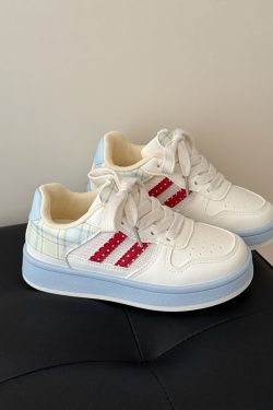 Women's Korean-Style Thick-Soled Board Shoes - Breathable Soft-Soled White Trendy Footwear for Summer 2025