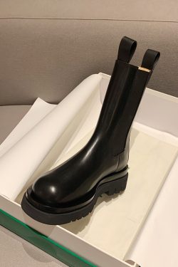 Women's Martin Boots 2025 - British Style Chelsea Boots with Thick Sole - Short Tube Design for Spring & Autumn Fashion