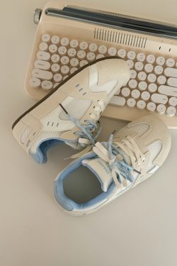 Women's Mesh Breathable Training Shoes - Thick-Soled White Sneakers for Summer 2025, Versatile Soft Bottom Athletic Footwear