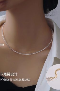Women's Pearl Clavicle Necklace - Light Luxury Design, Elegant Fashion Jewelry, Perfect for Any Occasion