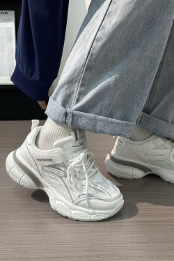 Women's Summer Breathable Dad Shoes - Trendy Unisex Soft Sole Sports Sneakers for Couples, INS Fashion, Versatile Style
