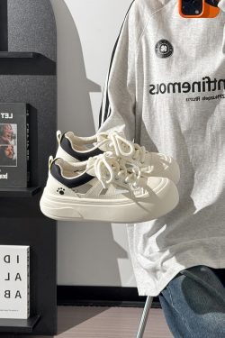 Women's Summer Round-Toe White Sandals - Versatile Korean Style Sneakers for Skirts - Fashionable Summer Footwear