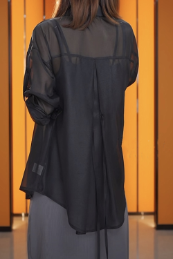 Women's Summer Tencel Sun Protection Shirt - Lightweight Chiffon Top Jacket, Niche Design for 2025, Perfect for Warm Weather