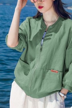 Women's UV Protection Short Jacket - Breathable Summer Outdoor Sunshade in Plus Size for 2025 Fashion