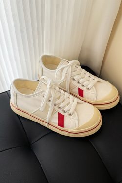 Women's Waterproof Breathable Canvas Sneakers - Summer 2025 White Shoes for Niche Style Enthusiasts