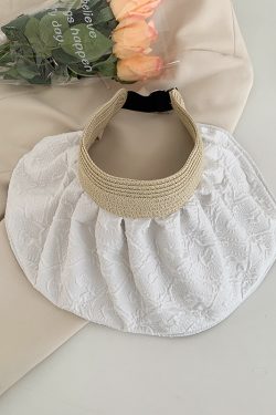 Women's Wide Brim Sun Hat, Open-Top UV Protection Beach Hat for Spring and Summer Outdoor Style
