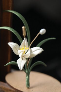 Women's Wrapped Flower Orchid Brooch 2025 - Ancient Style Hanfu Qipao Accessory, National Style Decorative Pin