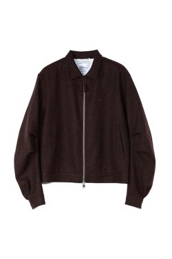 Wool Blend Short Work Jacket for Autumn and Winter, Stylish Layering Piece, Casual Chic, Versatile Outerwear