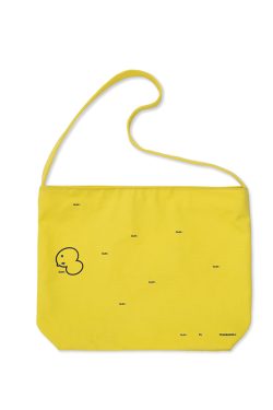 Yellow GUBI Canvas Crossbody Bag - Roaring Beast Design, Trendy Statement Accessory for Everyday Style