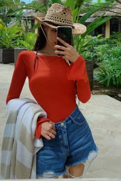 Yellow Long Sleeve Women's Jumpsuit, Slimming Tummy-Covering Snorkeling Swimsuit, Sexy Hot Spring Wear 2025 Fashion Trend
