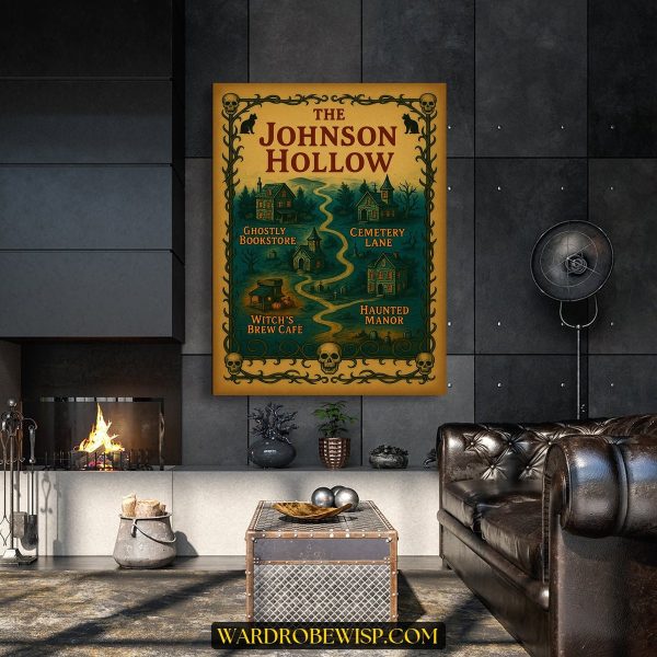 Halloween Custom Haunted Hollow Sign Style Collect