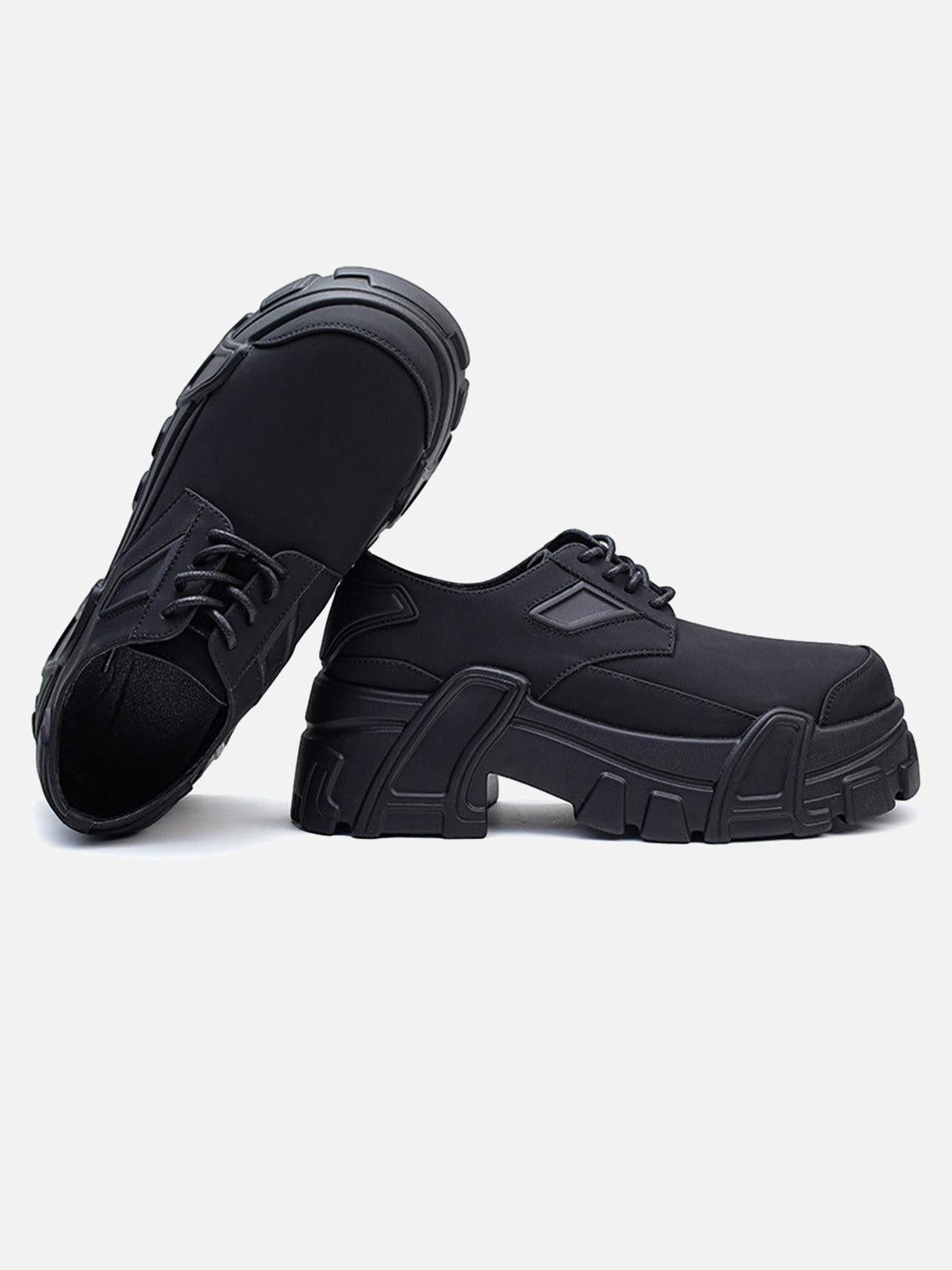 Concert Outfit All-Black Platform Shoes