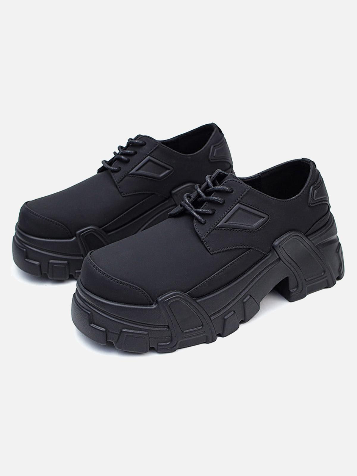 Concert Outfit All-Black Platform Shoes