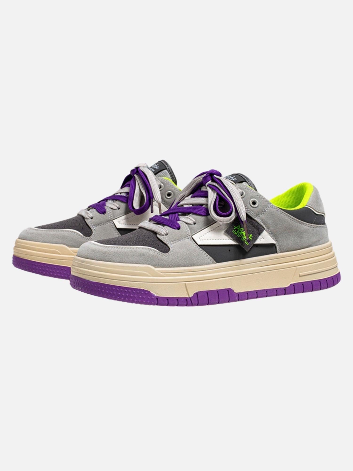 Concert Outfit American Contrasting Color Design Sneakers