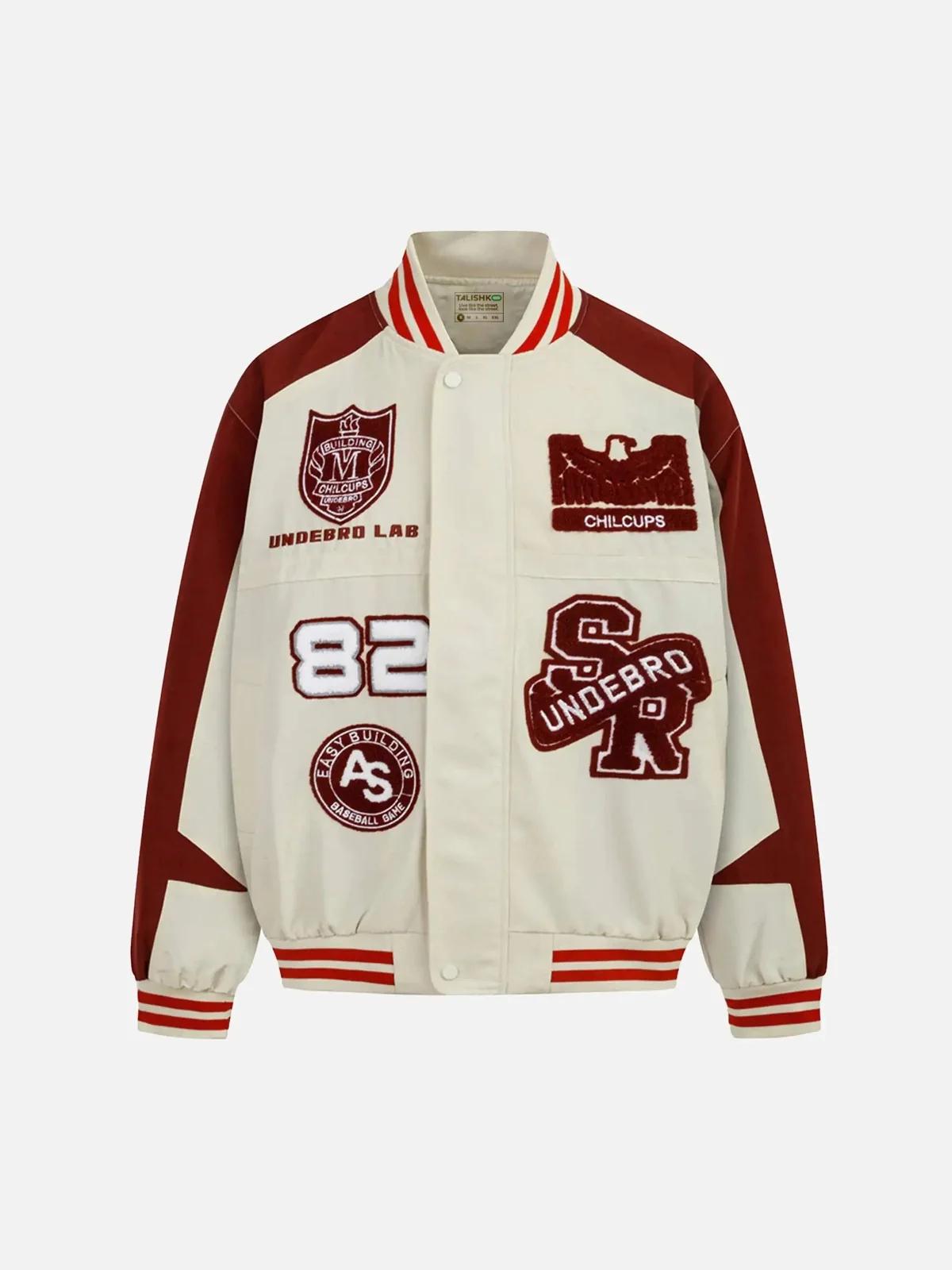 Concert Outfit American Hip-Hop Campus Baseball Jacket