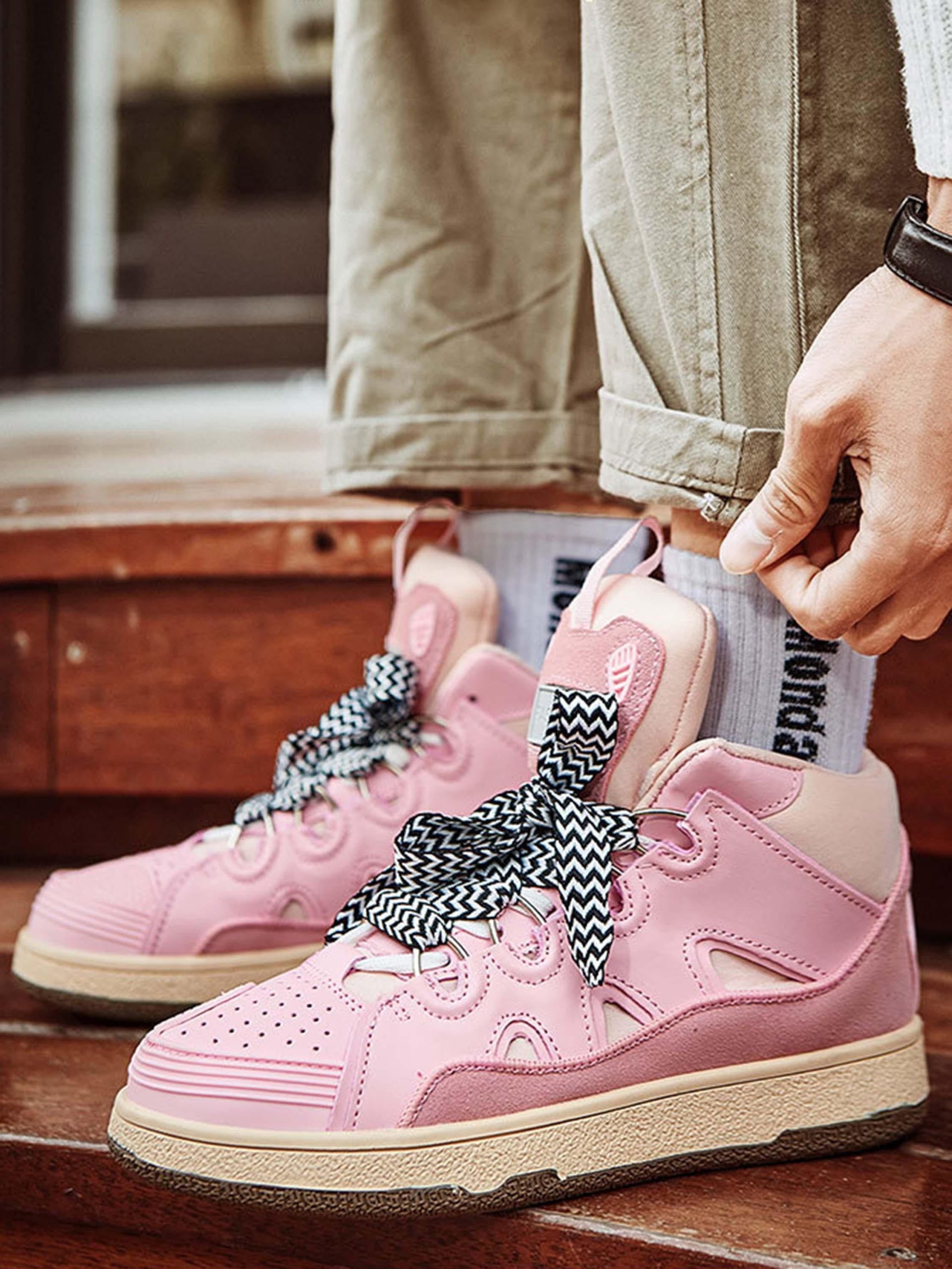 Concert Outfit American Hip Hop High Top Casual Sneakers