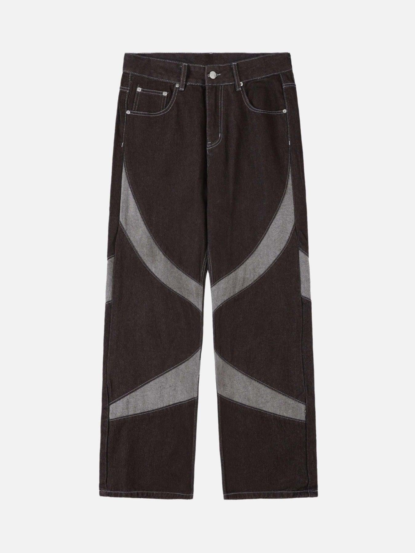 Concert Outfit American Patchwork Jeans