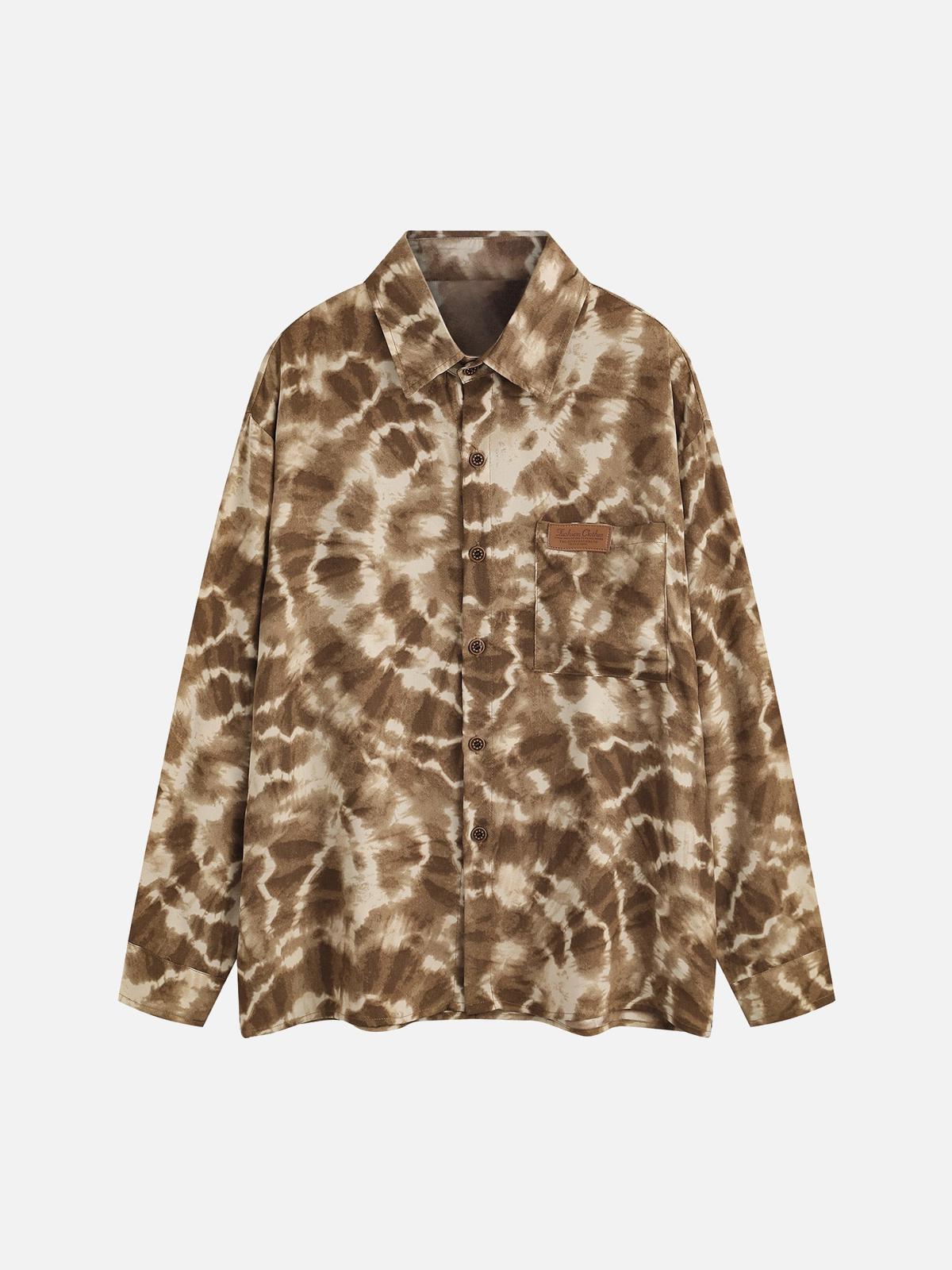 Concert Outfit American Retro All-Over Print Shirt
