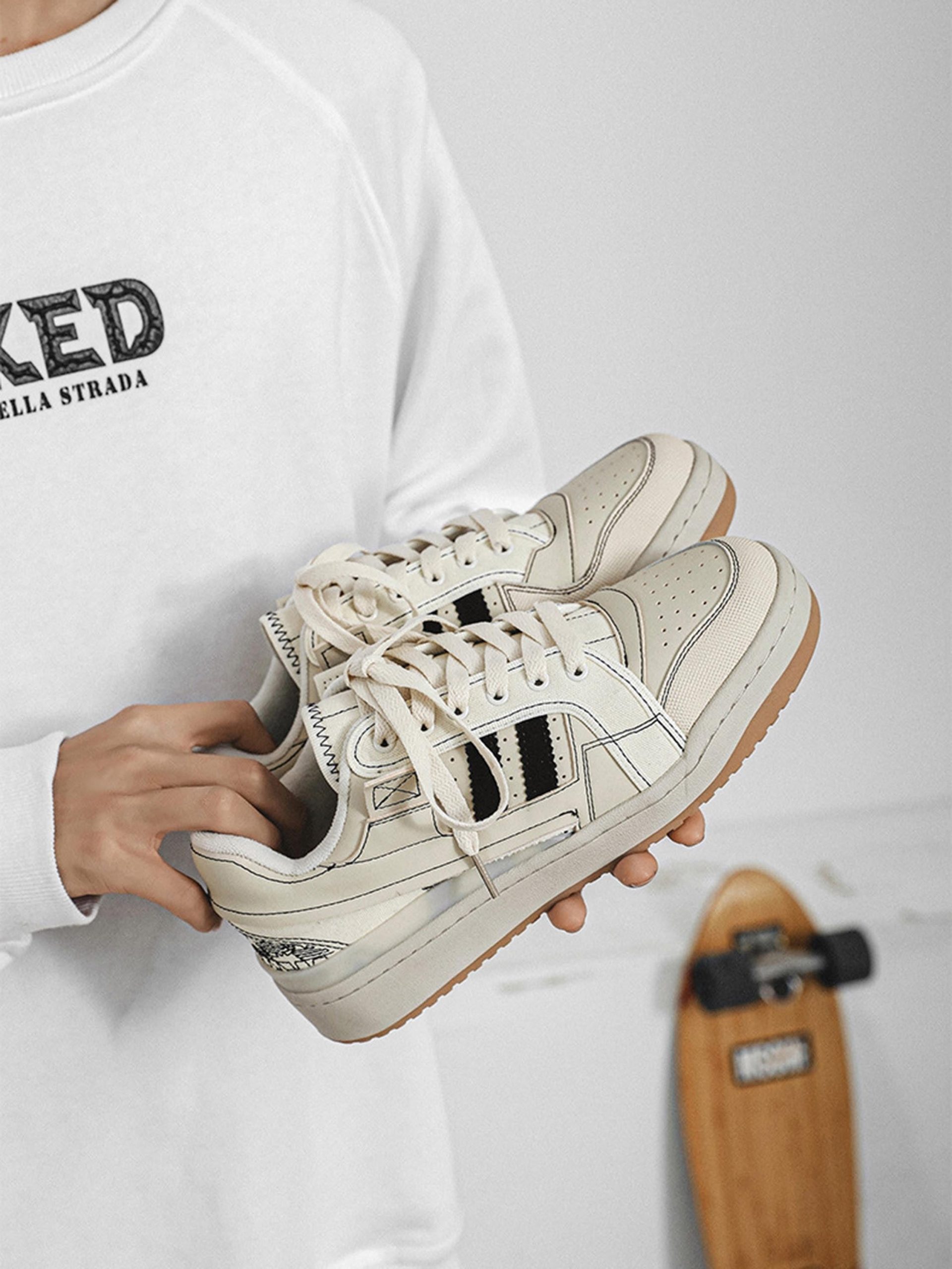 Concert Outfit American Retro Skateboard Shoes Casual Shoes