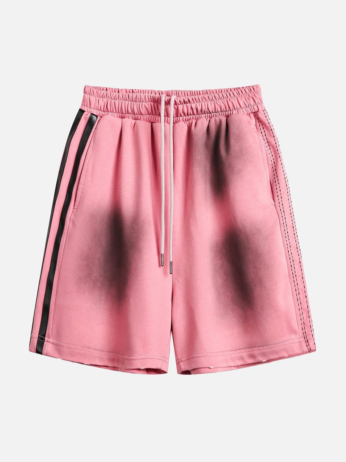 Concert Outfit American Retro Spray Paint Casual Shorts